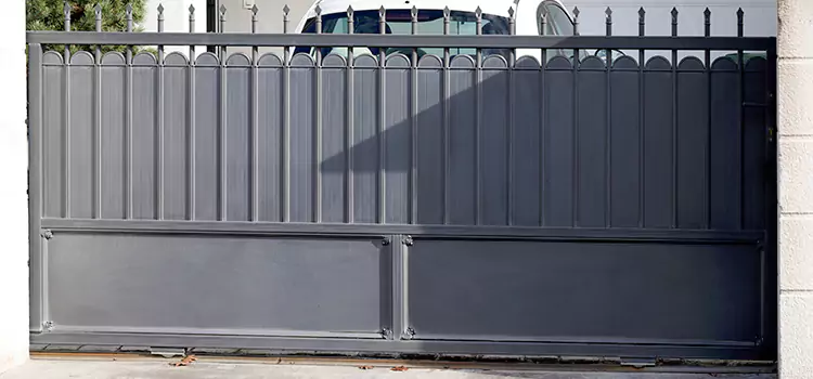 Metal Driveway Gate Installation Belvidere